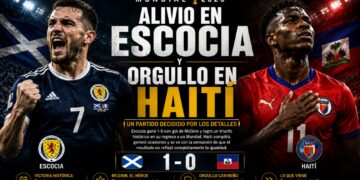 Alivio en Escocia y orgullo en Haití tras un partido decidido por los detalles