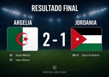 Argelia remonta ante Jordania y consigue una victoria decisiva en la Copa del Mundo de 2026