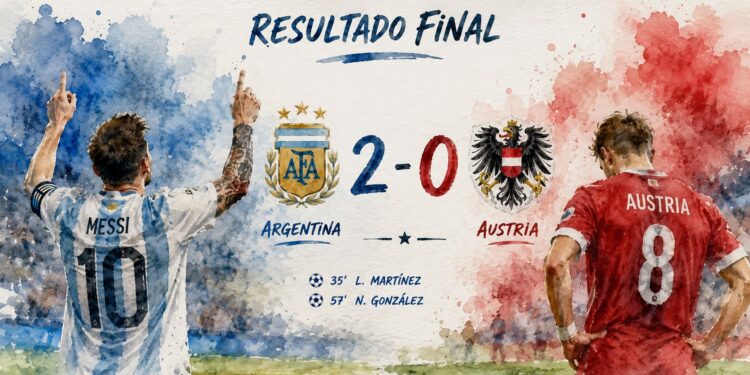 Messi decide de nuevo: Argentina vence a Austria por 2-0 y consolida el liderato en el Mundial de 2026