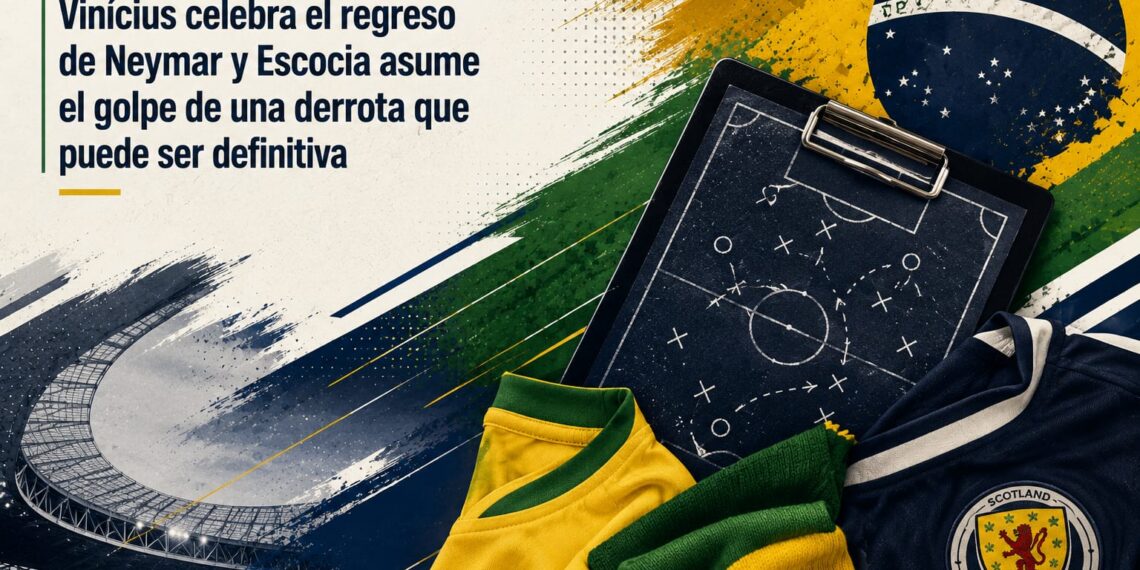 Ancelotti pide calma, Vinícius celebra el regreso de Neymar y Escocia asume el golpe de una derrota que puede ser definitiva