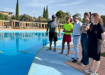 Piscinas municipales de Jaén durante la temporada de verano