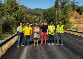Obras en la JA-9116 entre Orcera y el Puente del Aguadero