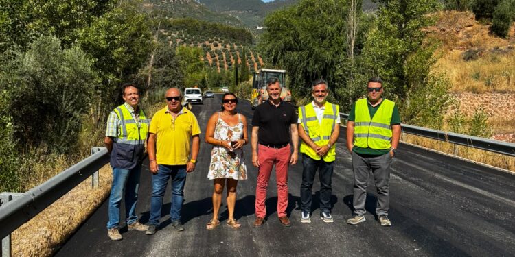 Obras en la JA-9116 entre Orcera y el Puente del Aguadero