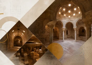 Baños Árabes de Jaén bajo el Palacio de Villardompardo