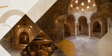 Baños Árabes de Jaén bajo el Palacio de Villardompardo