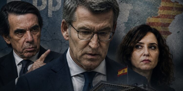 La sombra de Aznar complica el acercamiento de Feijóo a Junts y reabre el debate estratégico en el PP