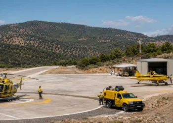 Nuevo aeródromo de Infoca en Cabeza Aguda para la lucha contra incendios forestales en Córdoba