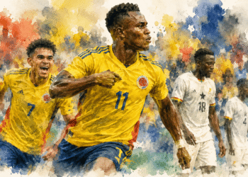 Colombia hace valer su pegada y elimina a Ghana para citarse con Suiza en octavos
