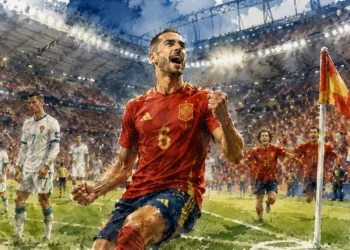 España Portugal Mundial 2026 en el partido de octavos decidido por Mikel Merino