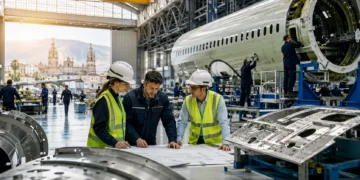 Industria aeroespacial andaluza presenta resultados récord de facturación y empleo en 2025