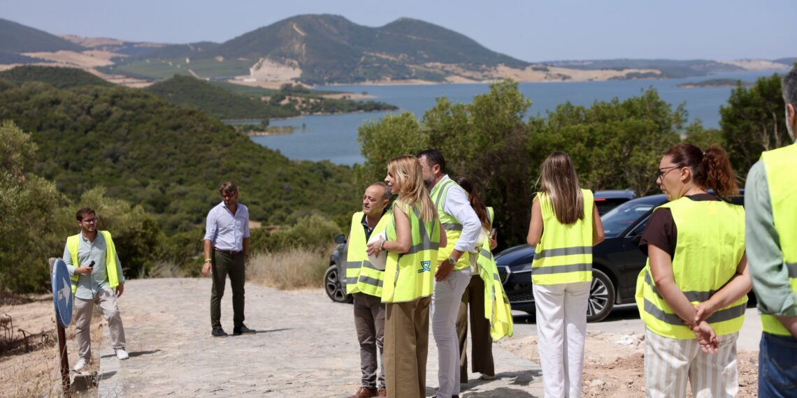 Obras de recuperación del Tajo del Águila de Algar