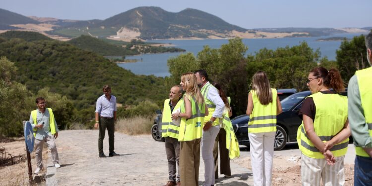 Obras de recuperación del Tajo del Águila de Algar