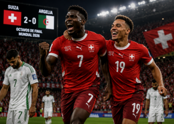 Suiza derrota a Argelia (2-0), confirma su superioridad y avanza a los octavos de final del Mundial