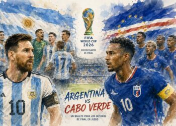 Argentina y Cabo Verde afrontan un duelo inédito con un billete para los octavos de final en juego