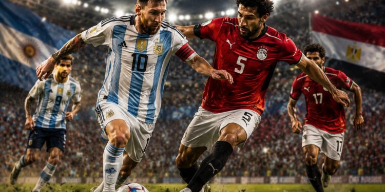 Argentina protagoniza una remontada memorable, derrota a Egipto por 3-2 y avanza a los cuartos de final del Mundial