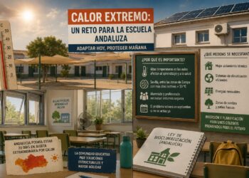 El calor extremo reabre el debate sobre la climatización de los colegios andaluces antes del próximo curso