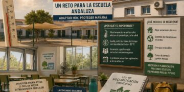 El calor extremo reabre el debate sobre la climatización de los colegios andaluces antes del próximo curso