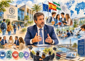 El rector de la Universidad de Huelva reivindica el diálogo y la internacionalización al hacer balance de su primer año de mandato