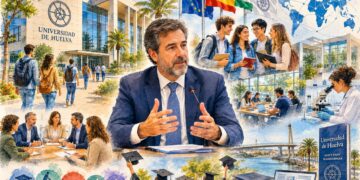 El rector de la Universidad de Huelva reivindica el diálogo y la internacionalización al hacer balance de su primer año de mandato