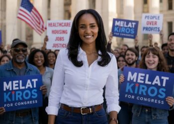 Melat Kiros irrumpe en la política estadounidense tras derrotar a una histórica congresista demócrata en Colorado