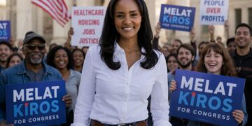 Melat Kiros irrumpe en la política estadounidense tras derrotar a una histórica congresista demócrata en Colorado
