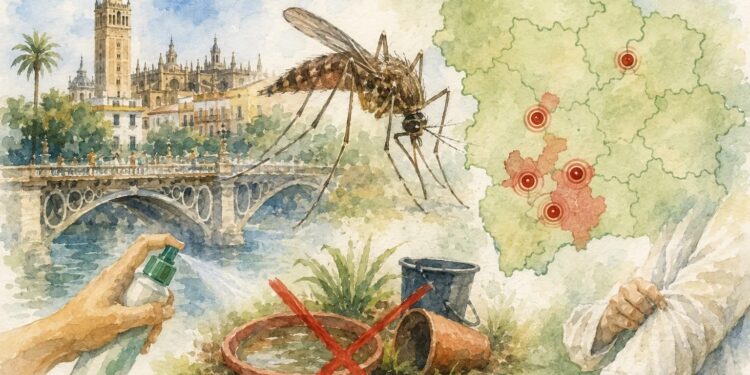 Virus del Nilo en Sevilla con municipios en alerta sanitaria por mosquitos