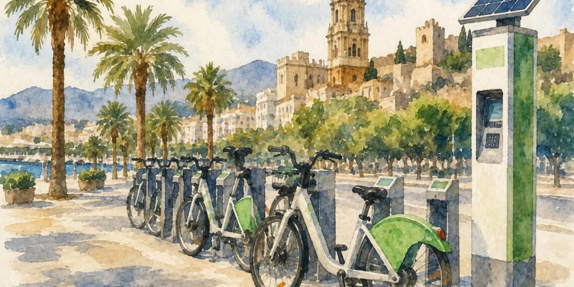 Bicicletas eléctricas en Málaga para el futuro servicio público municipal