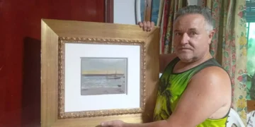 Un vecino de Murcia resuelve el misterio del cuadro de Sorolla desaparecido en Sevilla: «Lo cogí porque me gustó el marco»
