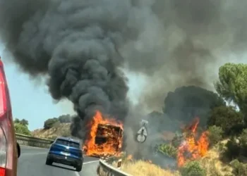 El incendio de Cerro Muriano obliga a desalojar a 215 personas