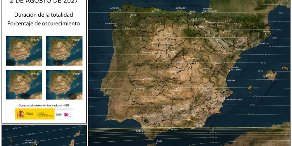 Andalucía ya mira al gran eclipse total de 2027 tras el histórico fenómeno vivido este verano