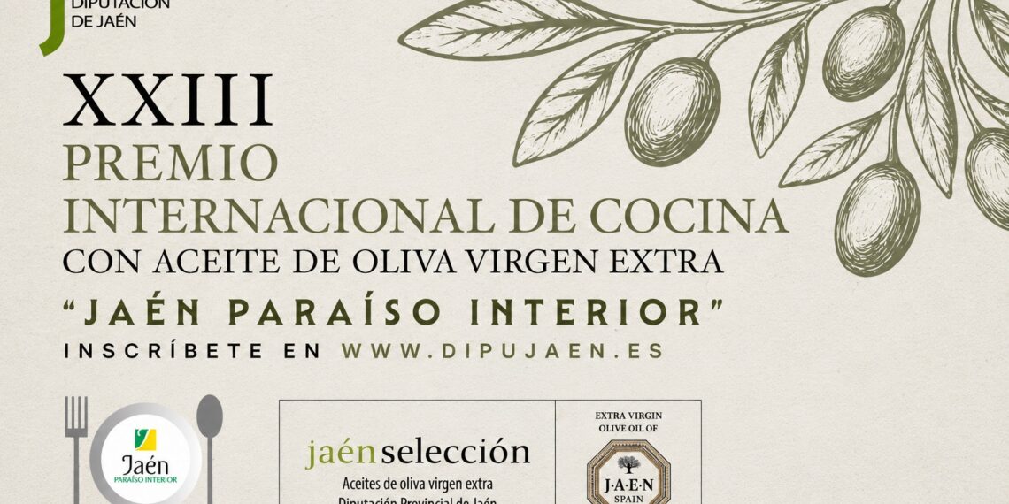 La Diputación de Jaén convoca la XXIII edición del Premio Internacional de Cocina con AOVE “Jaén, Paraíso Interior”