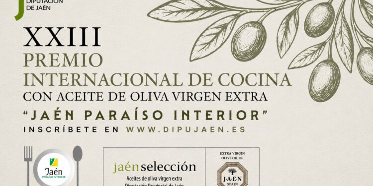 La Diputación de Jaén convoca la XXIII edición del Premio Internacional de Cocina con AOVE “Jaén, Paraíso Interior”