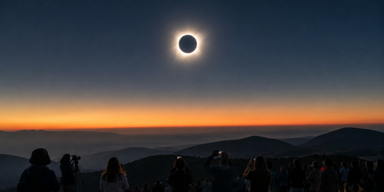 Eclipse total de sol 2026 y predicción meteorológica especial de Aemet