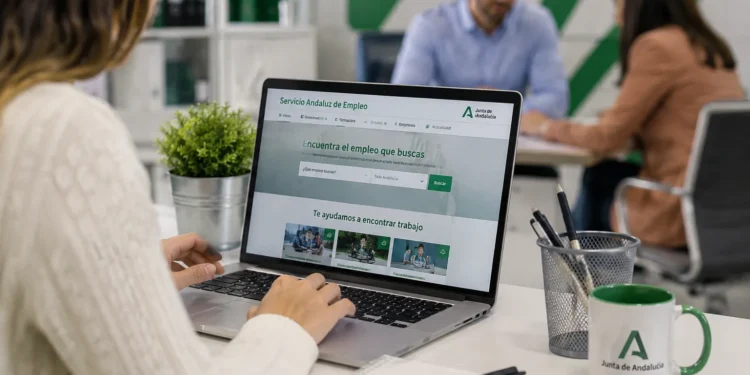 Portal de empleo del SAE utilizado por empresas y demandantes de empleo en Andalucía