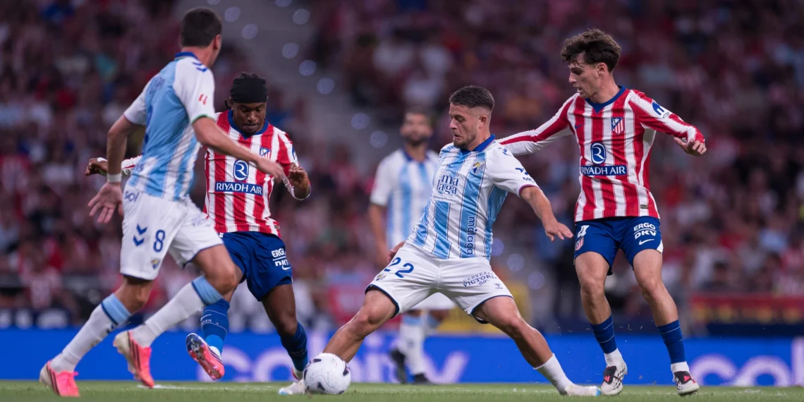 Atlético 2-0 Málaga en el regreso del equipo malagueño a Primera División