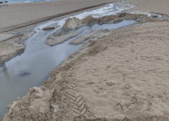 Playa del Carmen de Barbate pendiente de reapertura al baño tras el cierre preventivo