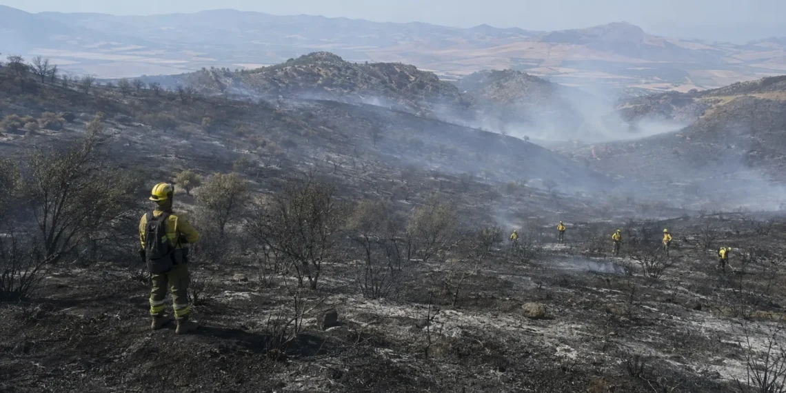 Incendio de Niebla estabilizado tras diez días de trabajos