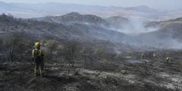 Incendio de Niebla estabilizado tras diez días de trabajos