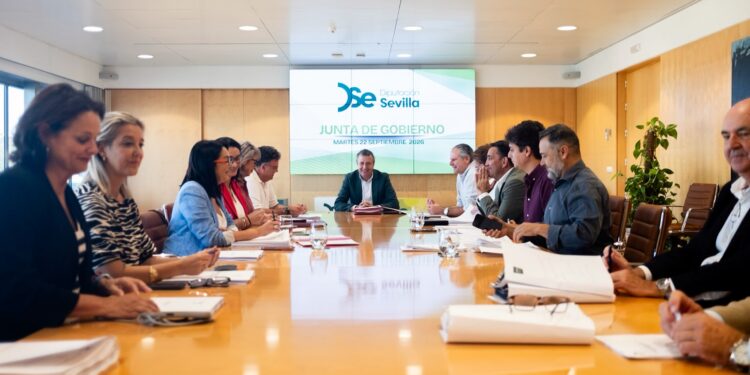 Junta de Gobierno de la Diputación de Sevilla que aprueba ayudas al deporte olímpico y paralímpico