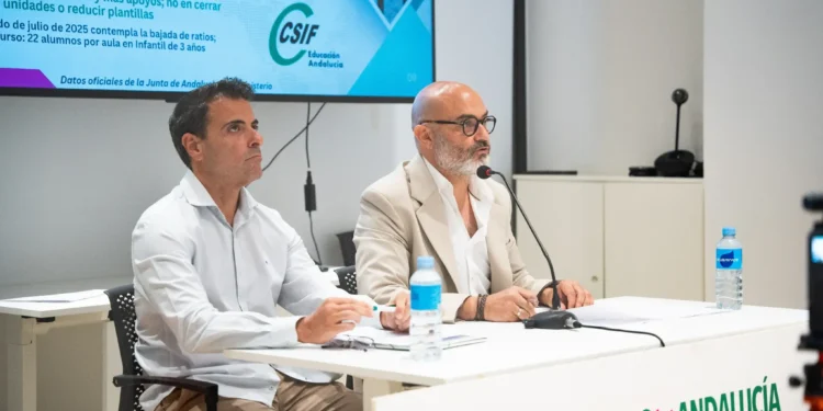CSIF alerta sobre la situación de la escuela pública en Andalucía al inicio del curso 2026-2027