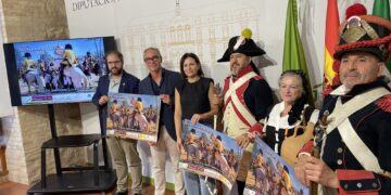 Presentación de la Recreación de la Batalla de Bailén 2026 con participantes caracterizados de época