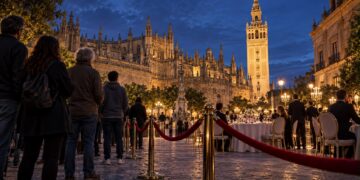Ilustración conceptual generada con IA sobre la exigencia de transparencia en el respaldo público a celebraciones privadas. No representa una fotografía real de la gala.