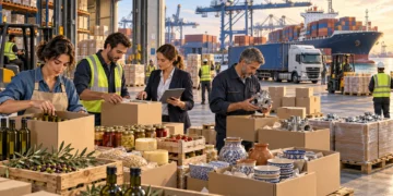 Exportaciones andaluzas en puertos y mercados internacionales durante 2026