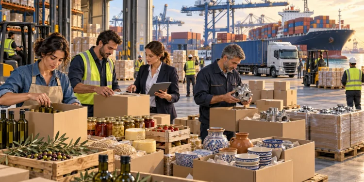 Exportaciones andaluzas en puertos y mercados internacionales durante 2026