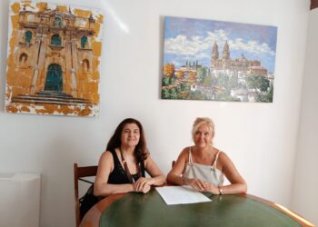 Banco de Alimentos de Jaén con Isabel García Santiago y María Espejo en el Ayuntamiento