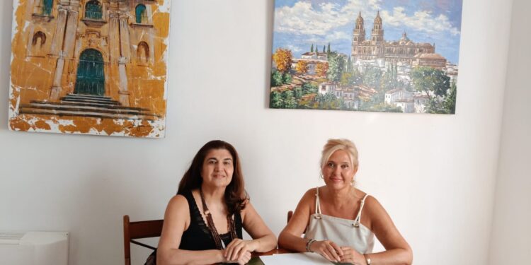 Banco de Alimentos de Jaén con Isabel García Santiago y María Espejo en el Ayuntamiento