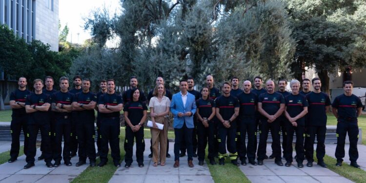 Nuevo refuerzo del Consorcio de Bomberos de Sevilla con 22 bomberos profesionales