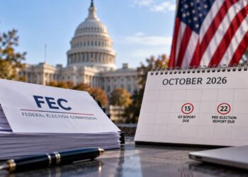 La FEC fija dos citas de octubre para seguir el dinero de la campaña de 2026