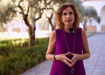María Jesús Montero durante una sesión del Parlamento de Andalucía sobre el informe de la Cámara de Cuentas