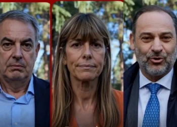 Vídeo con inteligencia artificial difundido por el PP que recrea la imagen de Begoña Gómez y otras figuras socialistas.